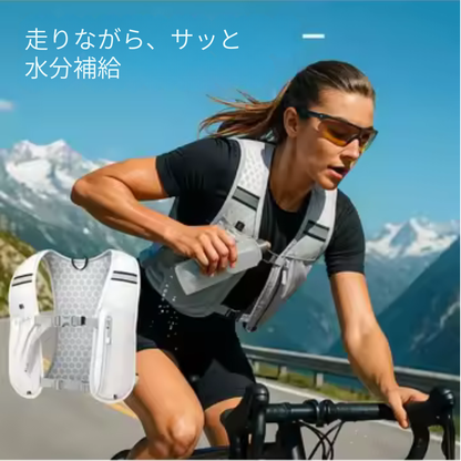 軽量ランニングベスト｜ランニングバッグ・スマホ＆ボトル収納