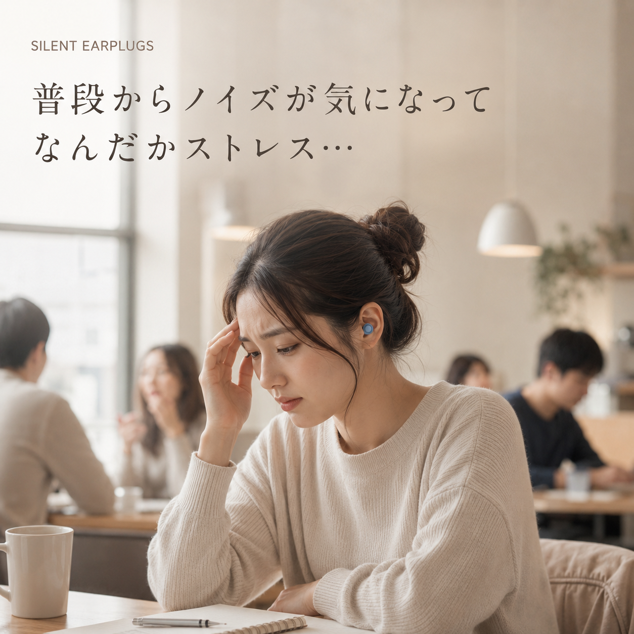 睡眠用シリコン耳栓｜やさしくフィットするノイズ軽減イヤープラグ