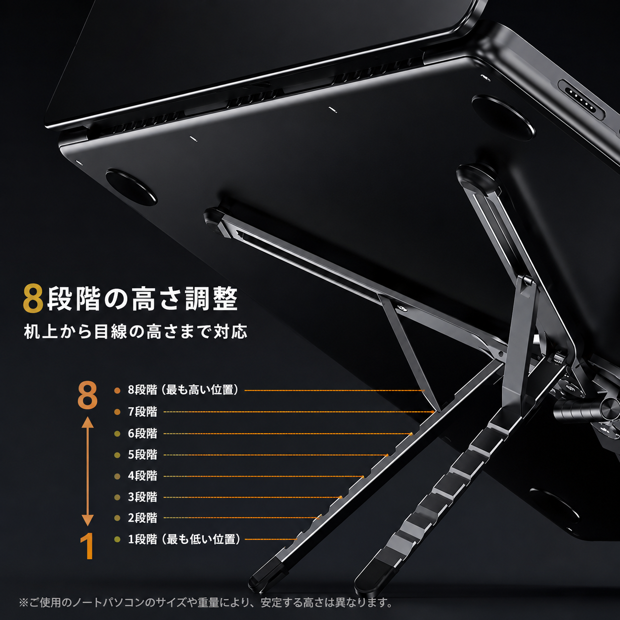 折りたたみ式 多機能マグネットスタンド｜PC・スマホ・タブレット対応