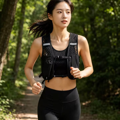 軽量ランニングベスト｜ランニングバッグ・スマホ＆ボトル収納