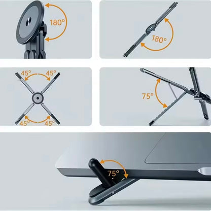 折りたたみ式 多機能マグネットスタンド｜PC・スマホ・タブレット対応