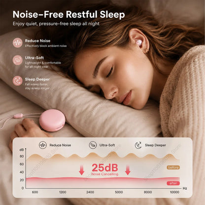 睡眠用シリコン耳栓｜やさしくフィットするノイズ軽減イヤープラグ