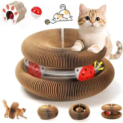 遊んでくつろげる猫用3WAY爪とぎベッド